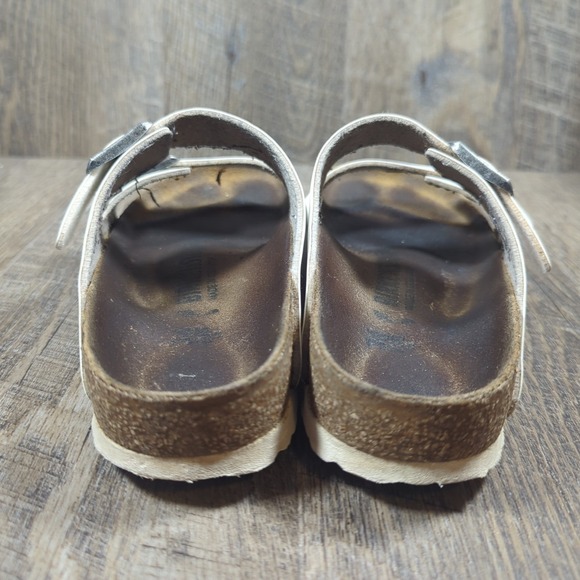 Birkenstock Arizona Birko-Flor White Sandals Women's Size EU 36 US 5 - Picture 7 of 15